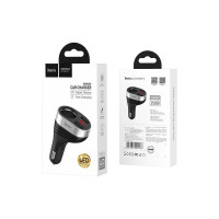 Автомобильное зарядное устройство Hoco Z29, порт прикуривателя, 2xUSB, черный 6957531092186