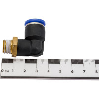 Фитинг Г- образный трубка 10 мм, резьба наружная 1/4" Pegas pneumatic 5903