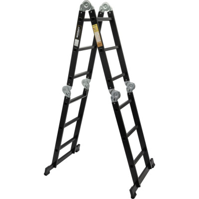 WORKY лестница-стремянка 4x5 трансформер profi black, высота 5,9м ARD257739