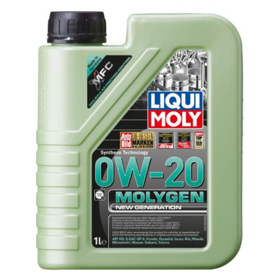 НС-синтетическое моторное масло LIQUI MOLY Molygen New Generation 0W-20 21356