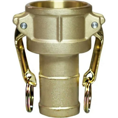 TITAN LOCK 2in Камлок типа С, розетка с хвостовиком (латунь) TL200CBR