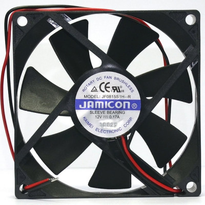 JAMICON вентилятор JF0815S1H 80х80х15 12В с разъемом 2 конт.MOLEX 5239-2(PHU-2) С00039862