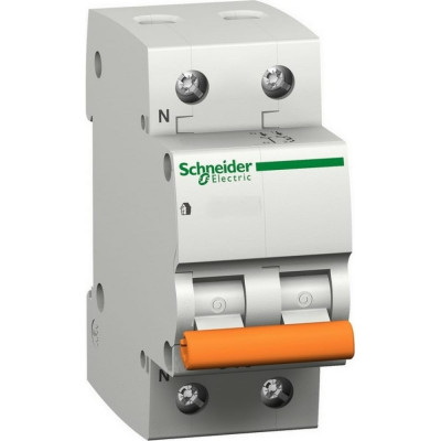 Модульный автомат Schneider Electric ВА63 Домовой 1п+N C 25А 4.5кА 11215