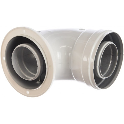 Royal Thermo Колено подключ. 90 диам. 60/100 El, Bs, F, NF, U НС-1012771