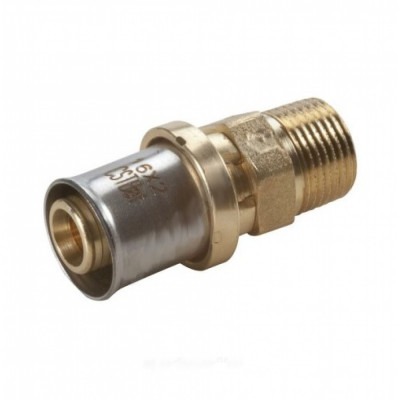 Giacomini Муфта МП латунь пресс RM107 Дн 16х1/2 НР RM107Y033 027-6562