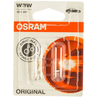 OSRAM Автолампа W3W W2.1 9.5d , 2шт 12V ,1,10 2821-02B
