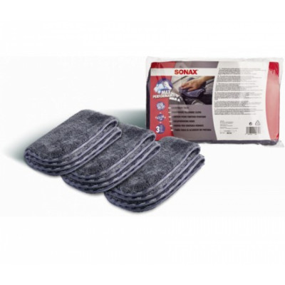 SONAX ProfiLine Мягкая микрофибра 1300г/м2 комплект 3 штуки 450441
