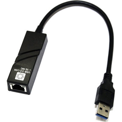 5bites Сетевая карта USB3.0, RJ45 1гигабит, 10см UA3-45-01BK