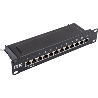 Патч-панель IEK ITK PP12-1UC06S-D05-10