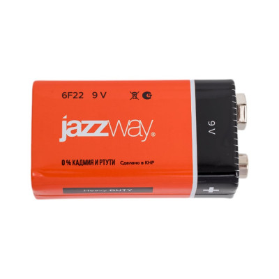 Jazzway Jаzzway Солевая Батарейка крона 6F22 Heavy Duty 5004122