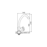 Ledeme Смеситель моно 65730 L4195