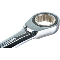 Трещоточный комбинированный ключ Jonnesway W45122