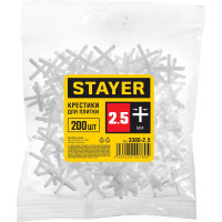 Крестики для кафеля 200 шт. (2.5 мм) Stayer 3380-2.5
