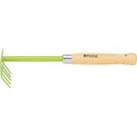 Грабли 5 зубьев, PALISAD 90 мм,деревянная рукоятка 340 мм// 61755