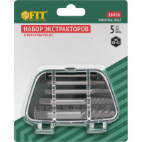 Набор экстракторов для шурупов FIT 36436