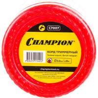 Корд триммерный Twisted Square (3.0 мм; 25 м; витой квадрат) CHAMPION C7007
