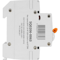Автоматический выключатель TDM ELECTRIC ВА47-29 4Р 50А 4.5кА В SQ0206-0063