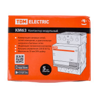 Модульный контактор TDM ELECTRIC КМ63/4-40 SQ0213-0014