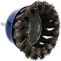 Кордщетка чашеобразная витая (75 мм) для дрели ПРАКТИКА 032-560