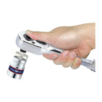 Флажковая трещотка с кнопкой 1/2", 250мм, 32 зубца KING TONY 4771-10GR