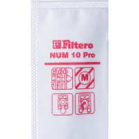 Мешки для пылесоса Numatic трехслойные синтетические Filtero NUM 10 Pro 10л 5шт 05680