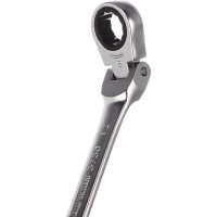 Набор комбинированных трещоточных ключей (8-19 мм, кейс, 13 предметов) KING TONY 13013MR