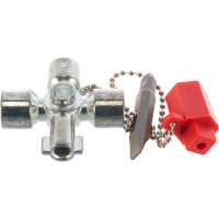 Ключ для электрошкафов с битой и переходником Knipex KN-001102