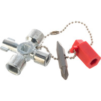 Ключ для электрошкафов с битой и переходником Knipex KN-001102
