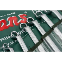 Комплект накидных ключей 75град, 6-32мм, 11шт Hans 16011M