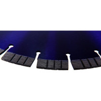 Диск алмазный турбосегментный FB/ZZ по железобетону 350D-3.2T-15W-24S-25.4 MESSER 01-16-352