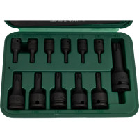 Комплект ударных торцевых головок-бит TORX (T10-T60; 1/4"; 12 шт.) Hans 896014-12