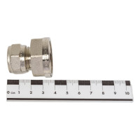 Обжимная муфта - В 16х3/4 никелированная Uni-Fitt 661N6300