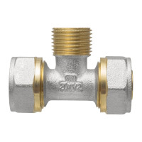 Тройник 20х1/2"х20 ц/ш/ц Rvc RC 00722