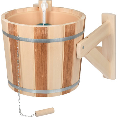 Русский душ на 16 л Банные штучки Контраст липа обливное устройство c пластиковой вставкой и наливным клапаном в коробке /1 32422