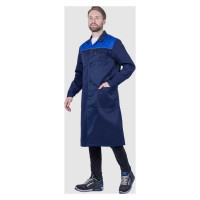 Халат ГК Спецобъединение СТАНДАРТ темно-синий/василек, р.104-108, рост 170-176 Хал 012/104/170