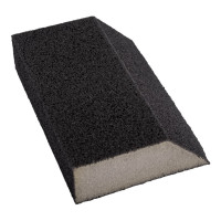 Губка шлифовальная угловая, алюминий-оксидная (100х70х25 мм; Р80) FIT IT 38373