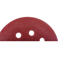 Круг шлифовальный (5 шт; 125 мм; P80; 8 отв.) MOS 39834М