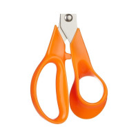 Остроконечные ножницы Attache Orange 203 мм, с пластиковыми эллиптическими ручками 280474