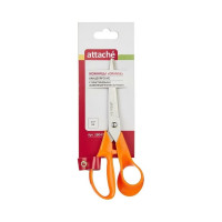 Остроконечные ножницы Attache Orange 203 мм, с пластиковыми эллиптическими ручками 280474