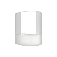 Ванна BAS Флорида левая, 1600х880, каркас, комплект д/с В 00038