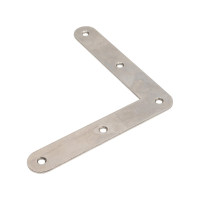 Плоский уголок VORMANN 120х20х2 мм, нержавеющая сталь 010188120