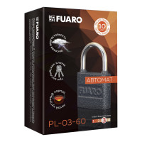 Навесной замок Fuaro PL-03-60 англ. 3 кл., коробка 42589