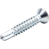 Саморез ZAMETAL 4,2х25 со сверлом и потайной головкой, DIN 7504Р, оц., 1000 шт ZA082266