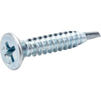 Саморез ZAMETAL 4,2х25 со сверлом и потайной головкой, DIN 7504Р, оц., 1000 шт ZA082266