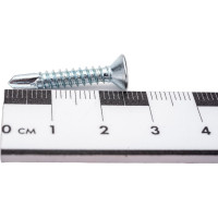 Саморез ZAMETAL 4,2х25 со сверлом и потайной головкой, DIN 7504Р, оц., 1000 шт ZA082266