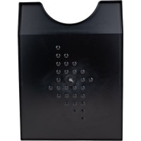 Горизонтальный лоток ОСКОЛПЛАСТ Менеджер ЭКО черный 530-02