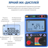 Измеритель сопротивления изоляции – мегаомметр МЕГЕОН 13250 к0000021133