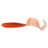Съедобные искусственные твистеры LUCKY JOHN LJ Pro Series CRUSHER GRUB 3,9in, цвет T48, 5шт. 140157-T48
