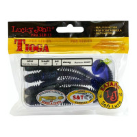 Съедобные искусственные виброхвосты LUCKY JOHN LJ Pro Series TIOGA 3.9in, цвет T52, 5шт. 140104-T52