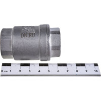 Клапан обратный LSCV 3/4″ Ду20 DN.ru Ру16 муфтовый, пружинный, нержавеющая сталь D100-00488